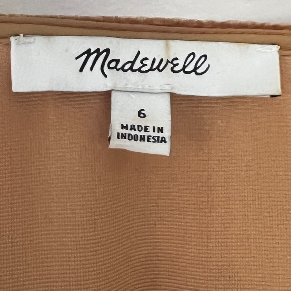 Madewell Velvet Button Down Ruffle Sleeve Blouse Size 6 - Picture 4 of 7